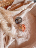 Natural Rubber Pacifier Sets: Blossom + Rosewood