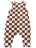 SIIX Collection - Stracciatella Checkerboard / Organic Bay Jumpsuit (Baby)