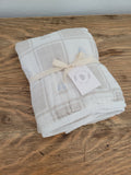 Quilted Sailboats QUILTED 6 Layer Gauze Blanket- PREORDER