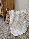 Quilted Sailboats QUILTED 6 Layer Gauze Blanket- PREORDER