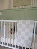 Quilted Sailboats QUILTED 6 Layer Gauze Blanket- PREORDER