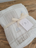 Quilted Sailboats QUILTED 6 Layer Gauze Blanket- PREORDER