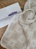 Quilted Sailboats QUILTED 6 Layer Gauze Blanket- PREORDER