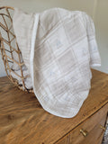 Quilted Sailboats QUILTED 6 Layer Gauze Blanket- PREORDER