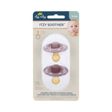 Natural Rubber Pacifier Sets: Blossom + Rosewood