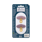 Natural Rubber Pacifier Sets: Blossom + Rosewood