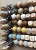 Personalized Pacifier Clip- Silas