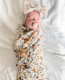 Wood and Silicone Pacifier Clip Mini- Rainbow