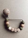 Personalized Pacifier Clip- Silas