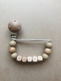Personalized Pacifier Clip- Silas