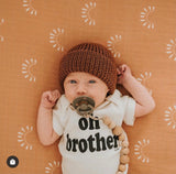 Wood Pacifier Clip- Harper