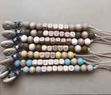 Personalized Pacifier Clip- Silas