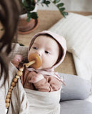 Wood Pacifier Clip- Harper