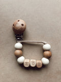 Personalized Pacifier Clip- Silas