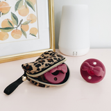 Everything Pouch for Pacifiers, Coins & Ear Buds: Terracotta Sunrise