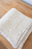 PREORDER New Grain - Cozy waffle blanket | baby size - milk: Baby