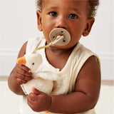 Itzy Ritzy - Bitzy Pal Natural Rubber Pacifier & Plush: Goose
