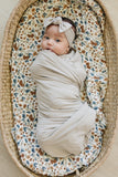 Oatmeal Bamboo Stretch Swaddle