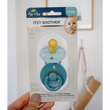 Itzy Soother™ Natural Rubber Paci Sets: Coconut + Toast 0-6M