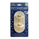 Itzy Soother™ Natural Rubber Paci Sets: Coconut + Toast 0-6M