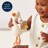 Itzy Ritzy - Bitzy Pal Natural Rubber Pacifier & Plush: Goose