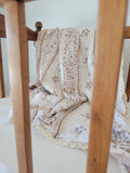 Lettie Floral QUILTED 6 Layer Gauze Blanket
