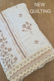 Lettie Floral QUILTED 6 Layer Gauze Blanket