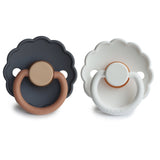 FRIGG Daisy Natural Rubber Pacifier 2-Pack