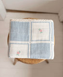 Patchwork blanket - spring bloom New Grain