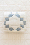 New Grain - cottage quilt blanket- bluebell