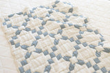 New Grain - cottage quilt blanket- bluebell
