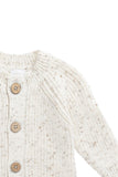 Alfie Knitted Onepiece - Oatmeal Hay Fleck