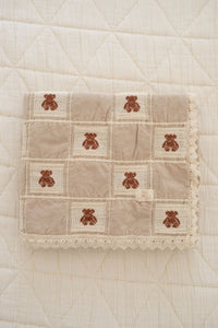 New Grain - Patchwork blanket - teddy
