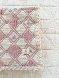 patchwork blanket - bouquet