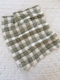 heritage plaid quilt - basil