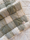 heritage plaid quilt - basil