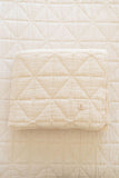 quilted blanket crib - natural