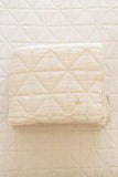 quilted blanket crib - natural