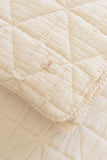 quilted blanket crib - natural