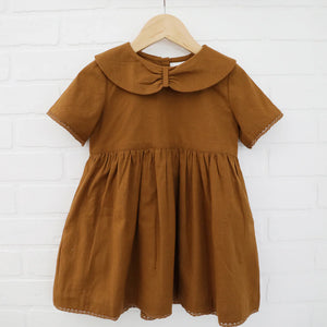 Penelope Dress - Brown-imperfect