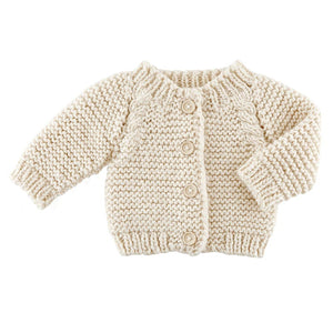 Knit Sweater - Round Buttons