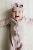 Pima Cotton Onepiece- Powder Pink Jamie Kay