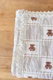 teddy patchwork blanket - twin