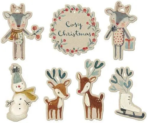 Gift Tags, Cosy Christmas 14 Piece- Maileg