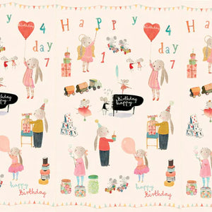 Maileg Happy Day Wrapping Paper, 11 yards