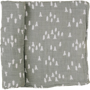 Pines Muslin Swaddle Blanket