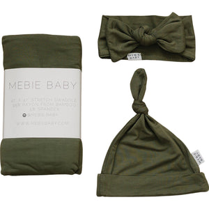 Olive Bamboo Hat OR Head Wrap Set