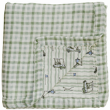 Tee Time + Green Gingham Muslin Quilt