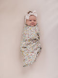 Sunny Petals Muslin Swaddle Blanket