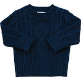 Navy Cable Knit Sweater